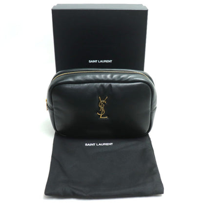 Yves Saint Laurent Saint Laurent Paris Saint Laurent Paris Cassandra Pouch Clutch Bag Black