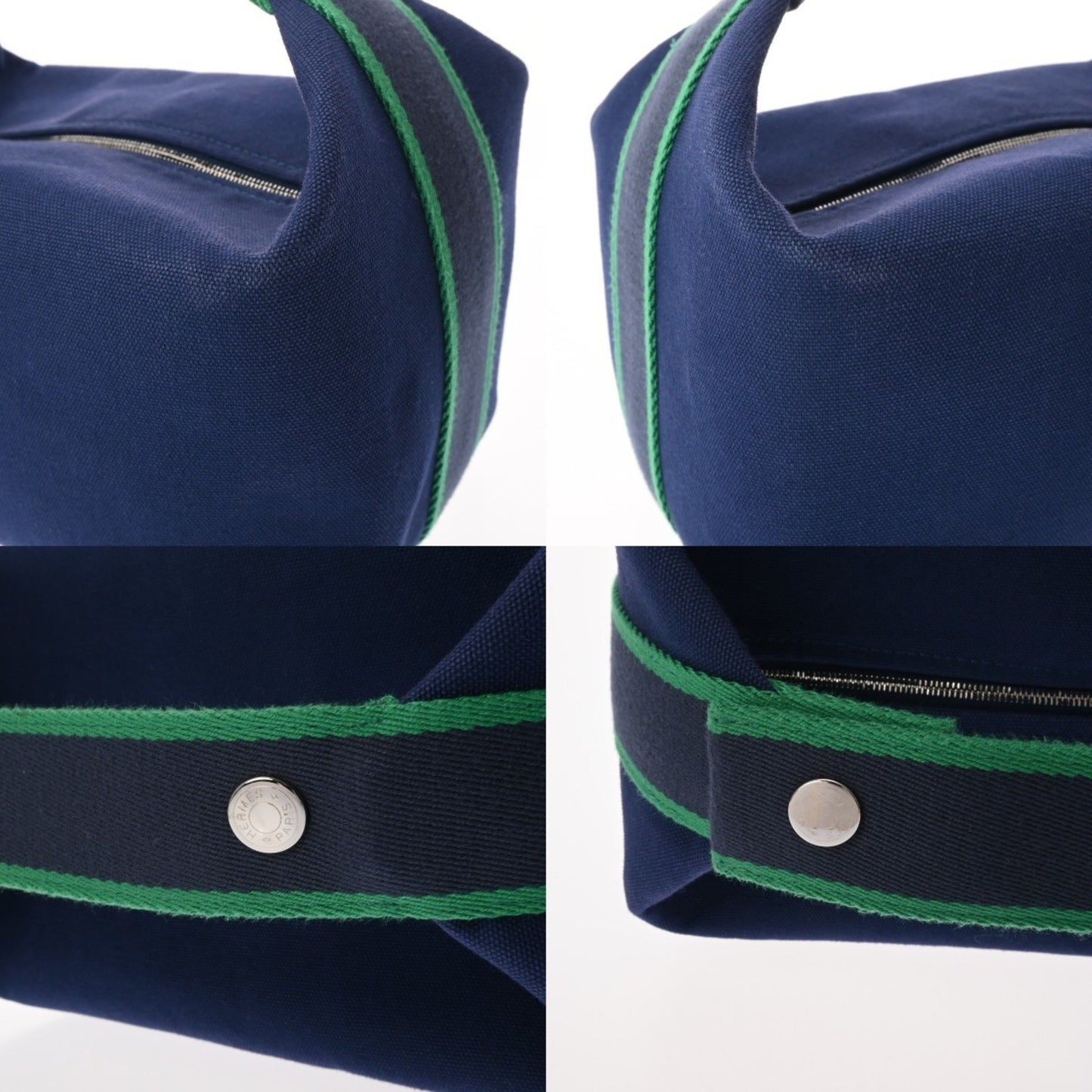 Hermes Bride A Black Gm Blue Marine