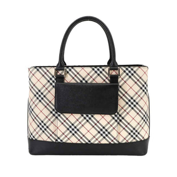Burberry Nova Check Handbag In Canvas And Leather