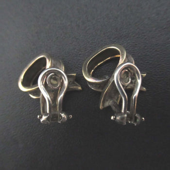 Tiffany & Co. Vintage Ribbon Clip Earrings