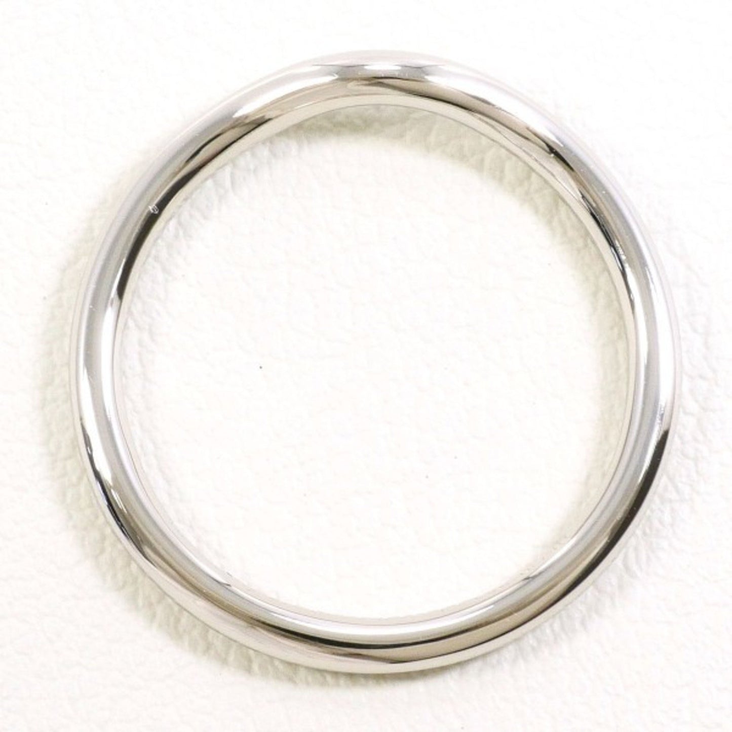 Tiffany Curved Band Pt950 Ring Total Weight: Approx. 3.4G