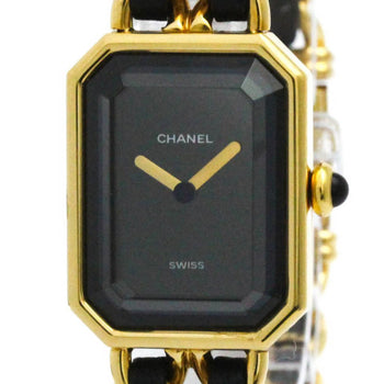 Chanel Premiere Size L Gold Plated Quartz