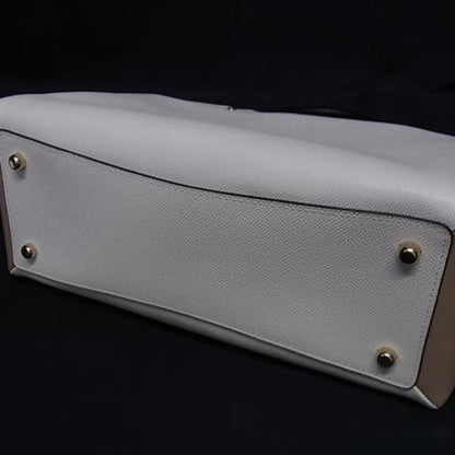 Coach Lily Carryall Colorblock Handbag 91162 Ivory