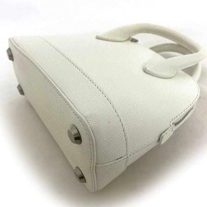 Balenciaga 2Way Bag Ville Small Xxs White Black Everyday 550646 Shoulder Handbag Leather Balenciaga