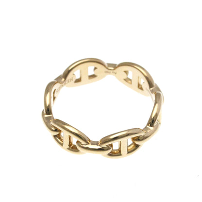 Hermes Chaine D'Ancre Ring Pink Gold (18K) Fashion No Stone Band Ring Pink Gold