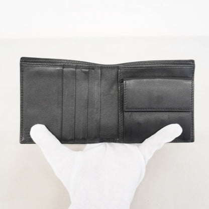 Gucci Micro Guccissima Wallet 150413 Leather Black