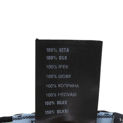 Prada Printed Silk Floral Multicolor Scarf Muffler 0065 Prada