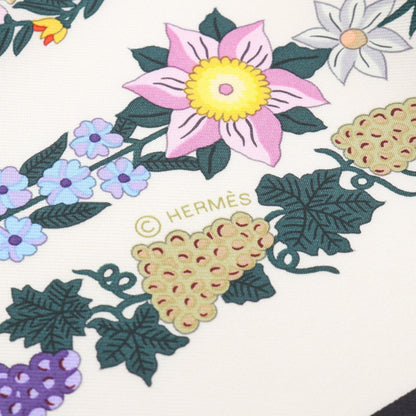 Herms Hermes Carr 90 Brides De Gala En Fleurs Silk Scarf For Women