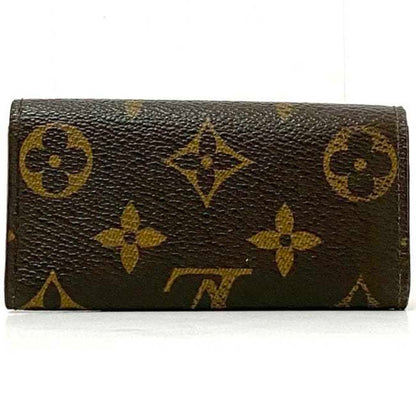 Louis Vuitton 4-Ring Key Case Ec-21457 Brown Monogram M69517 Canvas Ct2172 Louis Vuitton Key Holder