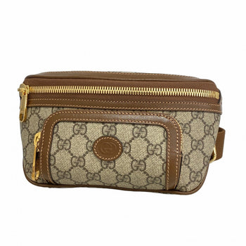 Gucci Gg Supreme Interlocking G Waist Bag 682933 Brown