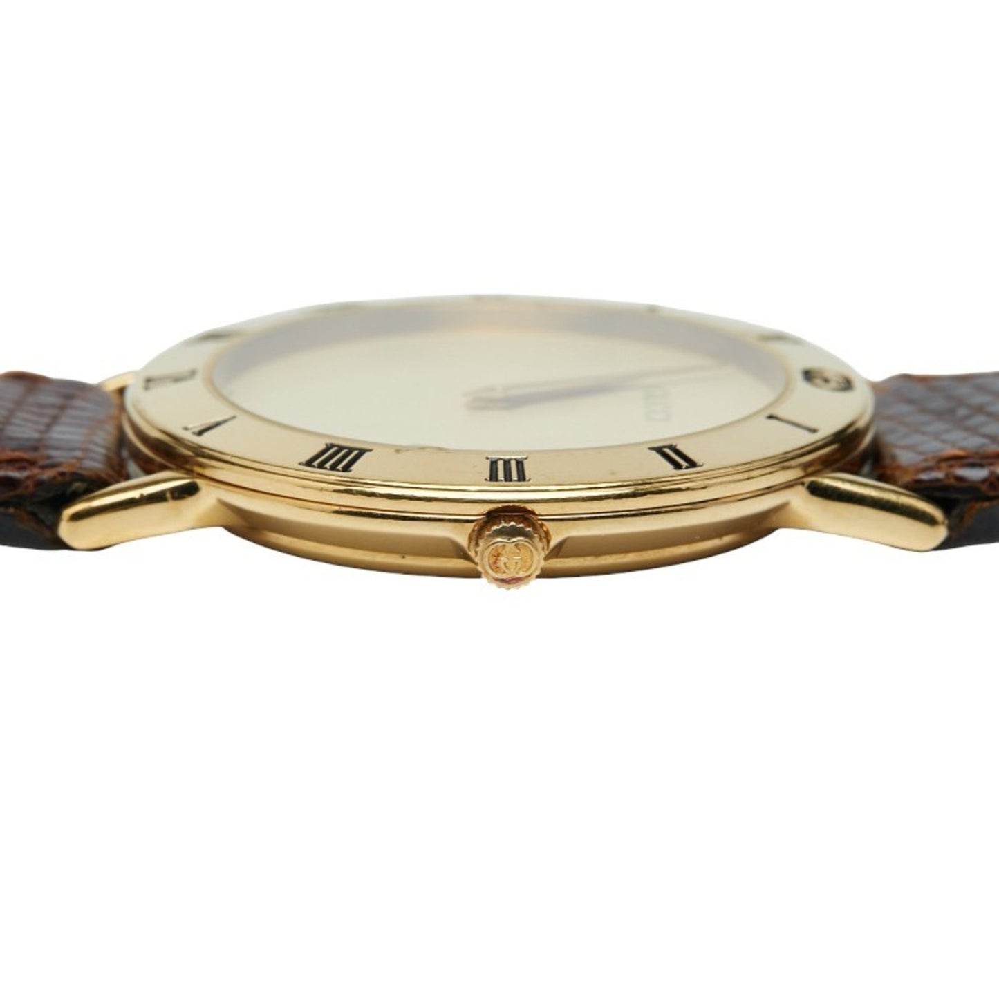 Gucci 3000.2.M Quartz Watch With Gold Dial