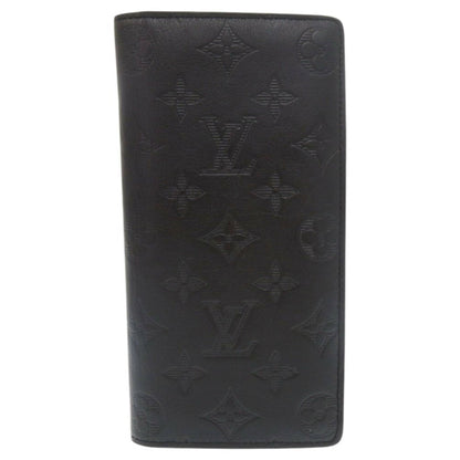 Louis Vuitton Portefeuille Brazza Monogram Shadow M62900 Ic Chip Noir Long Wallet 1713Louis Vuitton