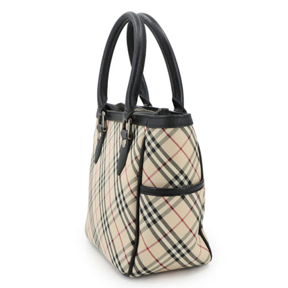 Burberry Nova Check Handbag In Canvas And Leather