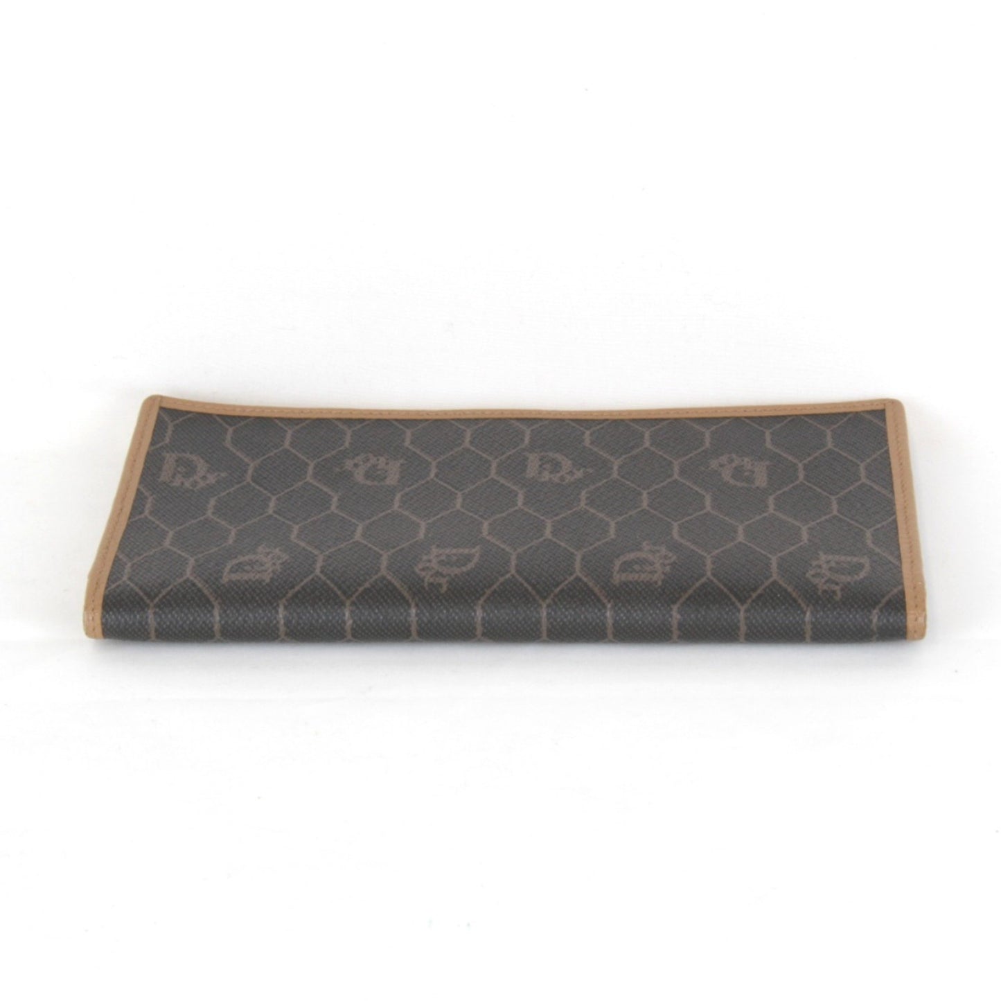 Christian Dior Honeycomb Wallet Brown