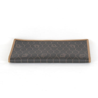 Christian Dior Honeycomb Wallet Brown