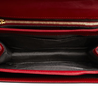 Gucci Zumi Shoulder Bag 576388 Red Leather