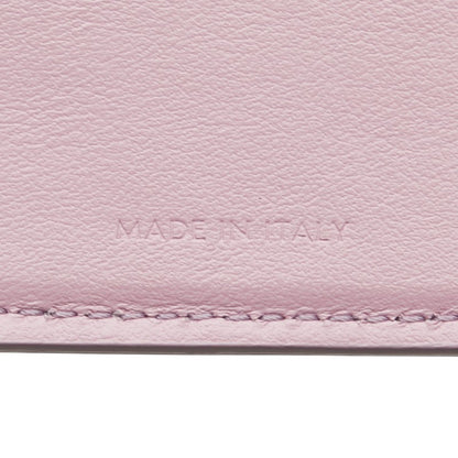 Celine Small Trifold Wallet In Pink Leather