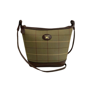 Burberry'S Shadow Horse Logo Nova Check Leather