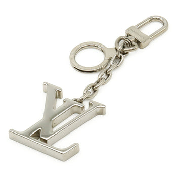 Louis Vuitton Porte-Cls Initial Lv Keychain/Key Ring Bag Charm Silver M65071