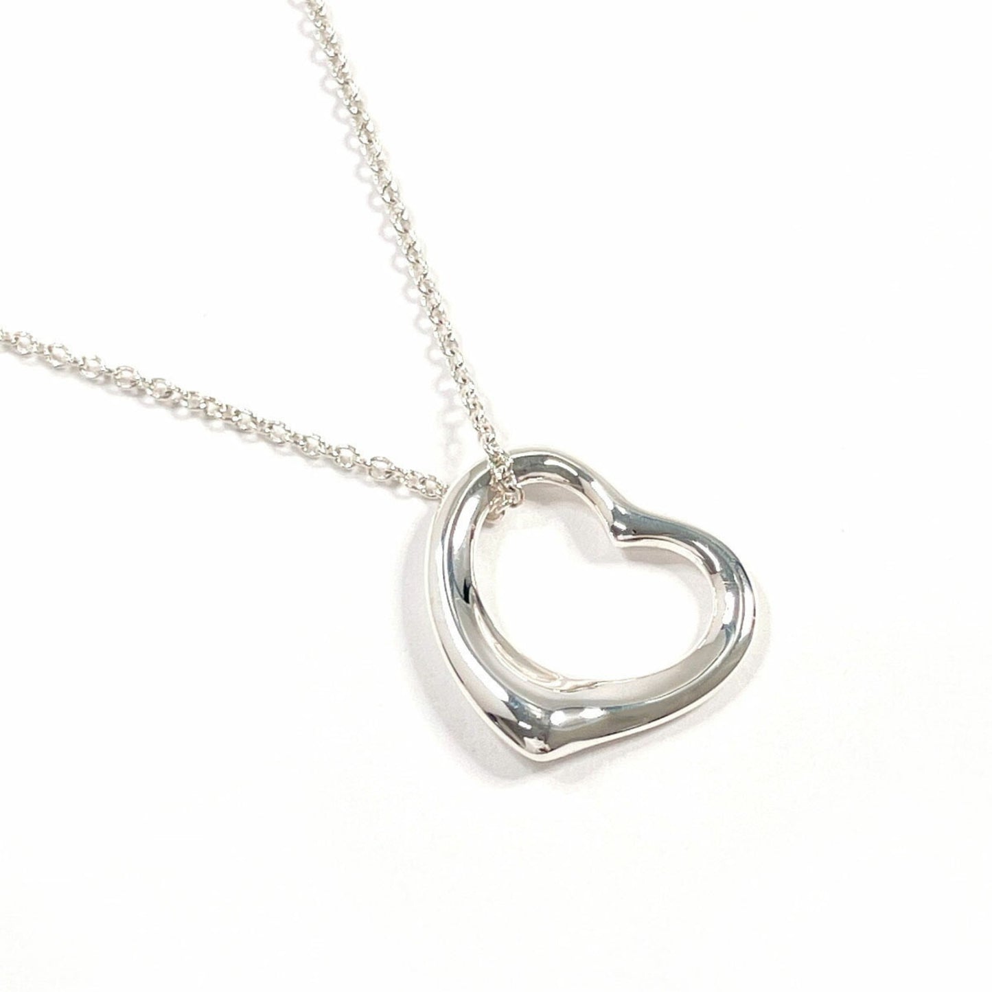 Tiffany & Co. Tiffany Heart Elsa Peretti Necklace In 925 Sterling Silver