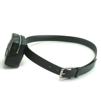 Bottegaveneta Bottega Veneta Intrecciato Leather Belt Bag Waist Dark Green 709342 Va9A5