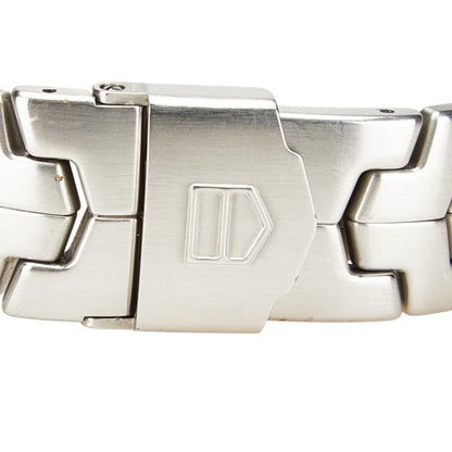 Tag Heuer Link Wj1110 Quartz Watch With Black Dial And Stainless Steel