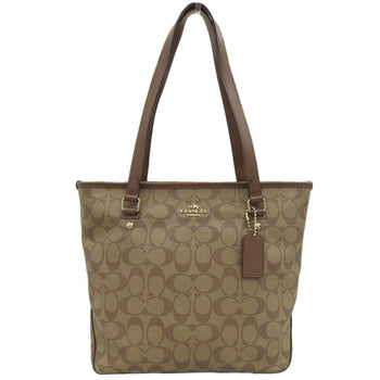 Coach Coach Signature Tote Bag F58294 Handbag Brown
