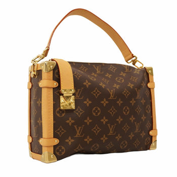 Louis Vuitton Monogram Side Trunk Gm Shoulder Bag M14513 Brown