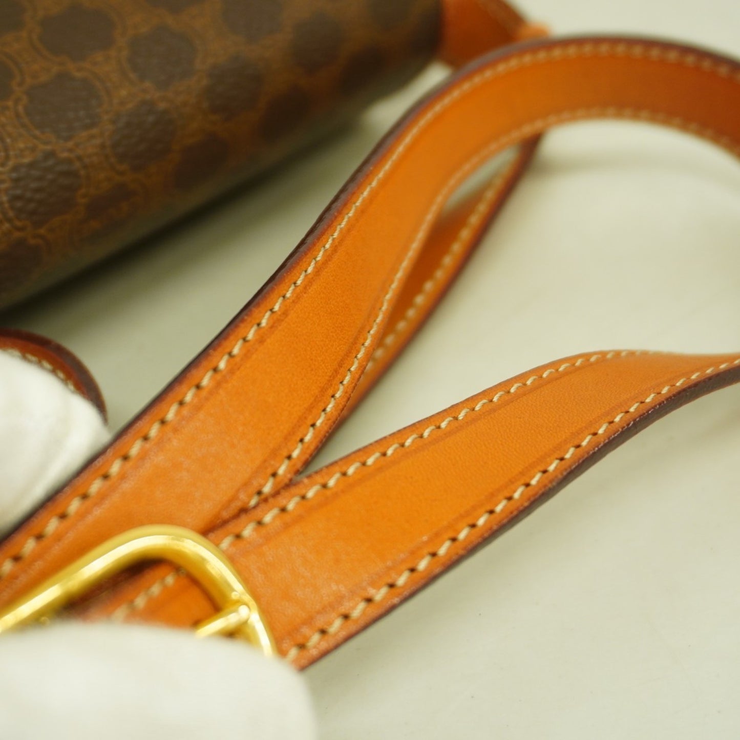 Celine Shoulder Bag Macadam Brown