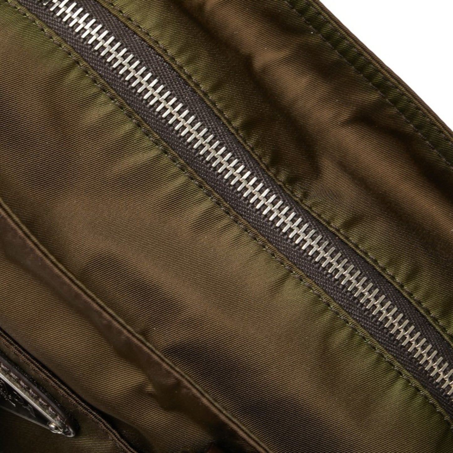 Prada Triangle Logo Plate Handbag/Shoulder Bag