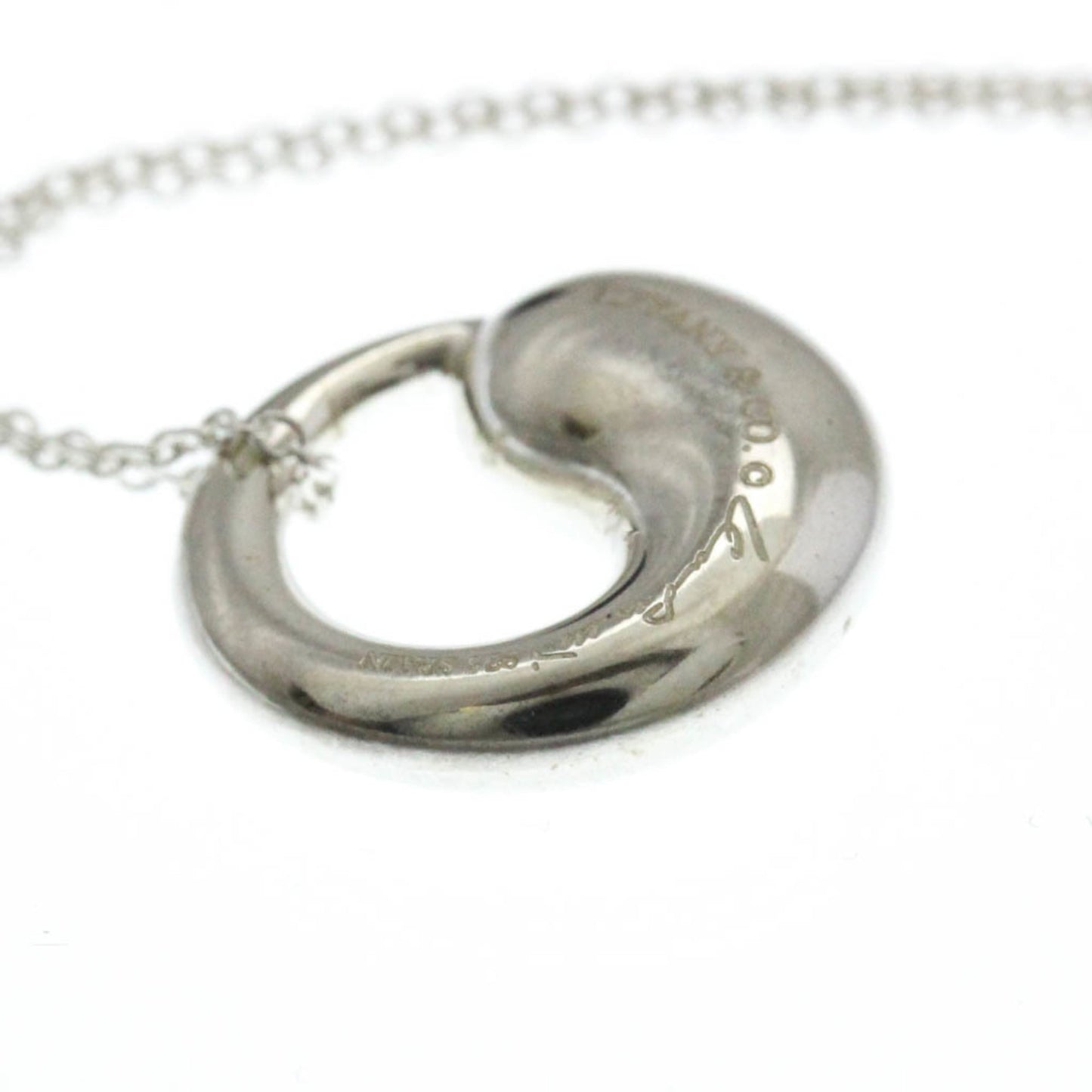 Tiffany Eternal Circle Necklace Silver 925 No Stone Men