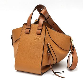 Loewe Hammock Bag Small A538S35X51 Soft Grain Calfskin Camel E-159395
