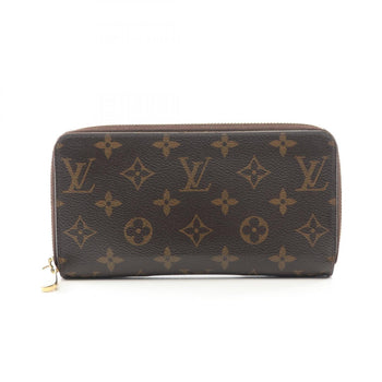 Louis Vuitton Zippy Wallet Monogram Rose Ballerine Round Long Leather
