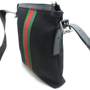 Gucci Gucci Web Sherry Line Shoulder Bag Black 631199 Kwt7N 1060 Outlet