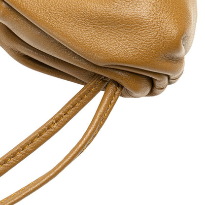Bottega Veneta The Pouch Shoulder Bag In Brown Leather