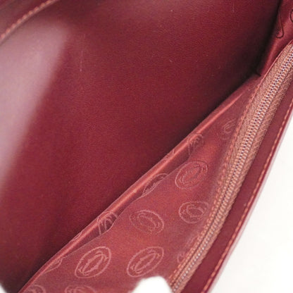 Leather Cartier Long Wallet (Bi-Fold)