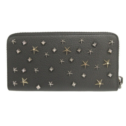 Christian Louboutin Panettone Studded Leather Black Round Long Wallet 0121Christian