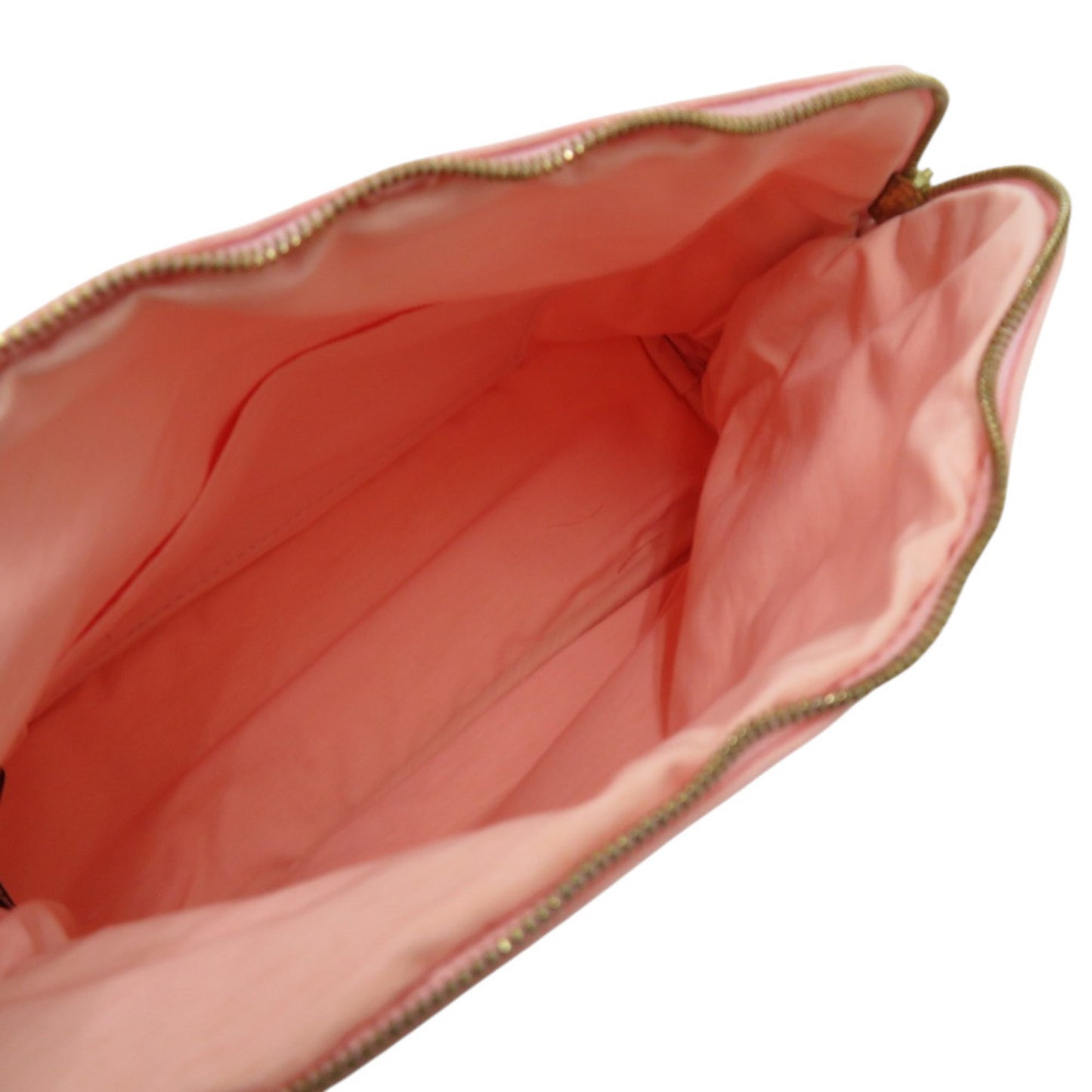 Like New Hermes Bolide Pouch 25Mm Canvas Pink Bag 0170 Hermes