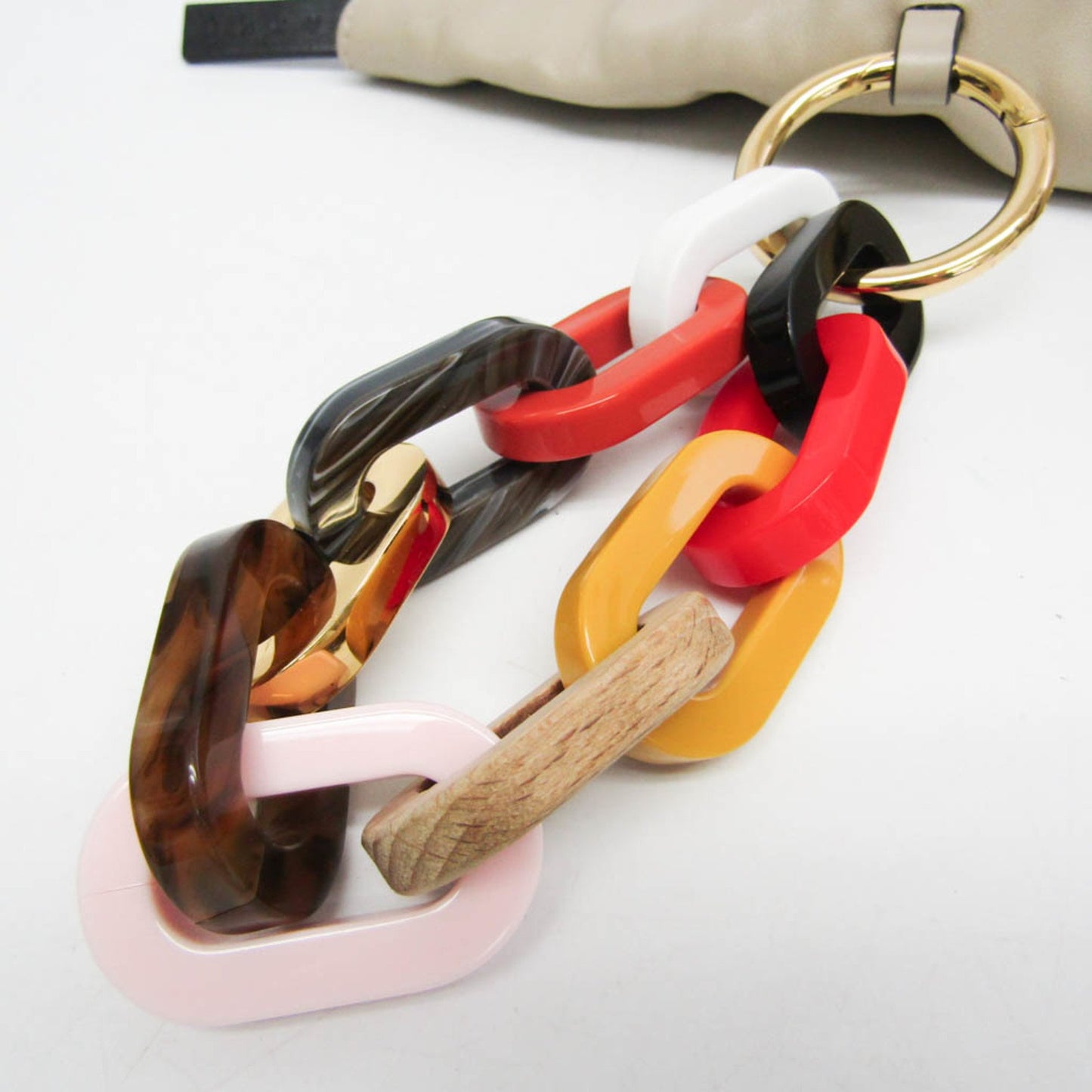 Marni Phmp0031Y0 P4092 Women'S Leather Clutch Bag Beige