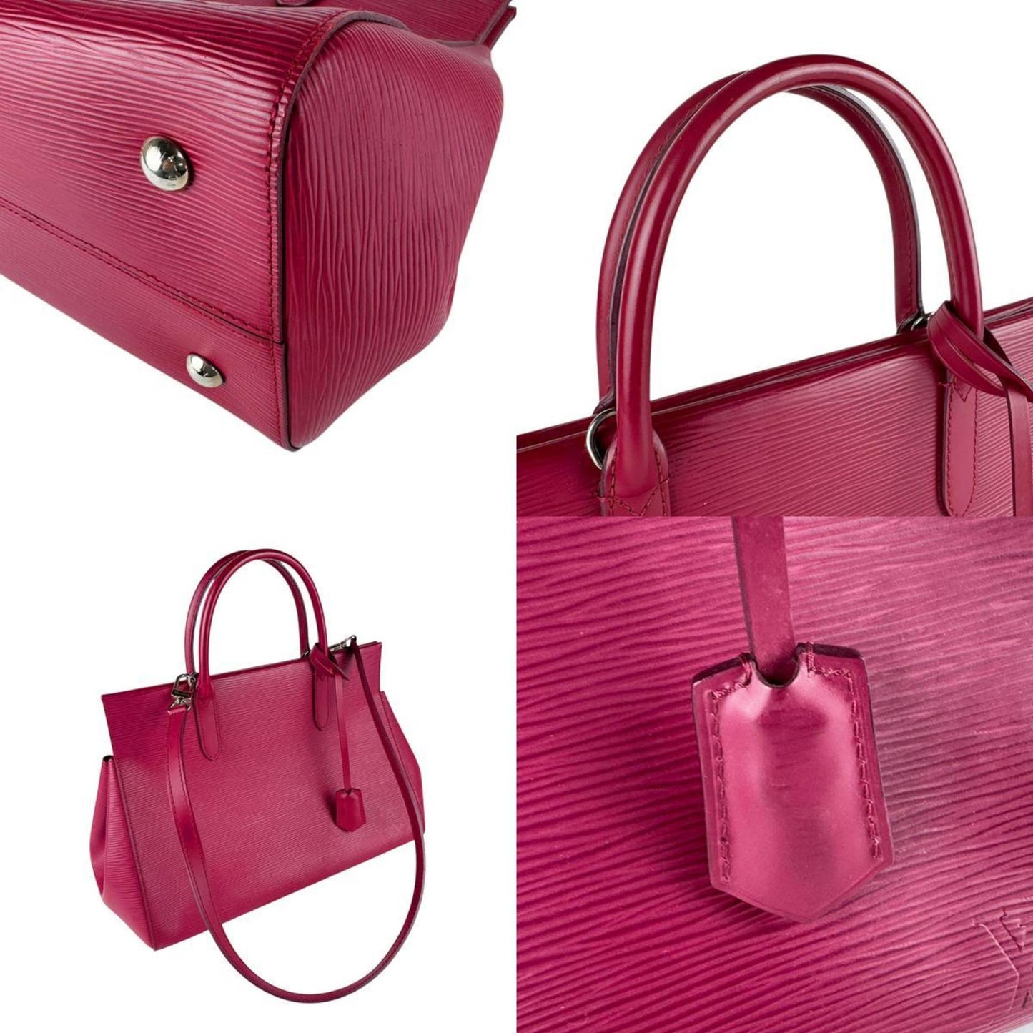 Louis Vuitton Epi Marly Mm Fuchsia Handbag/Shoulder Bag