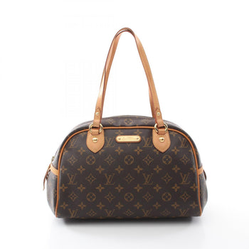 Louis Vuitton Montorgueil Pm Monogram Shoulder Bag Coated Canvas Leather