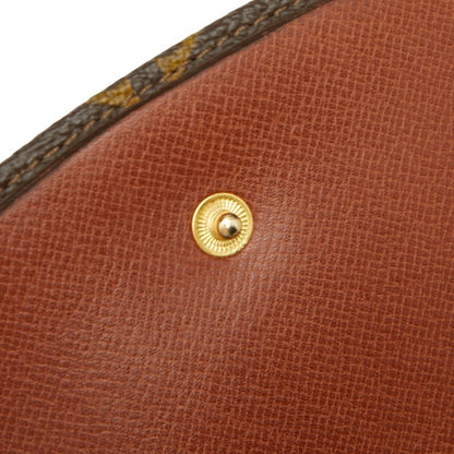 Louis Vuitton Monogram Pochette Lava 20 Second Bag Pouch M51935 Brown Leather