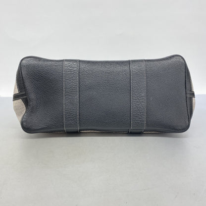 Hermes Herms Garden Mm Toile H Black Tote Bag