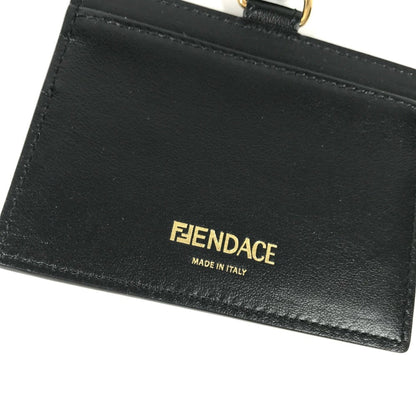 Versace X Fendi Collaboration Fendace Medusa Id Holder With Neck Strap