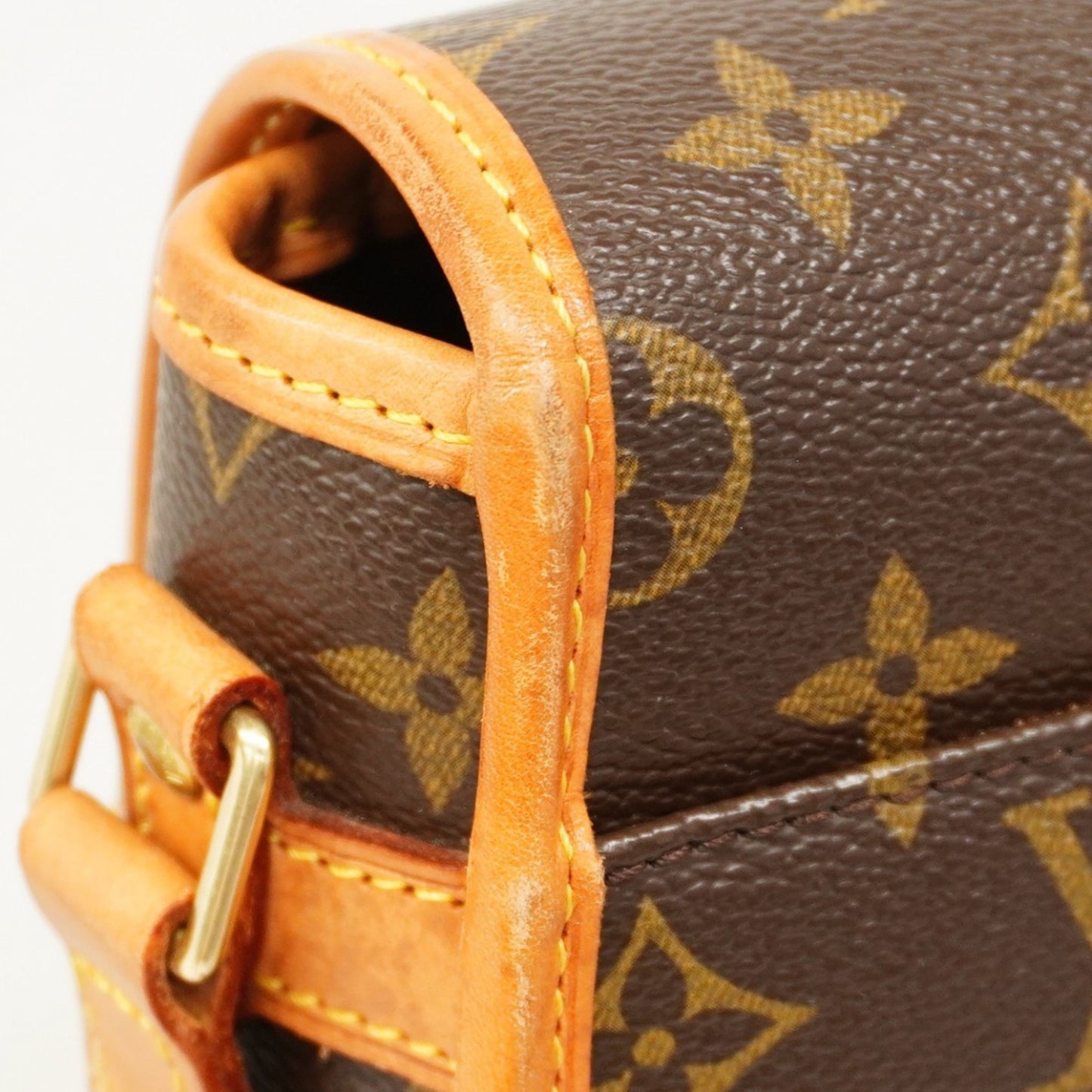 Louis Vuitton Monogram Sologne Shoulder Bag M42250 Brown
