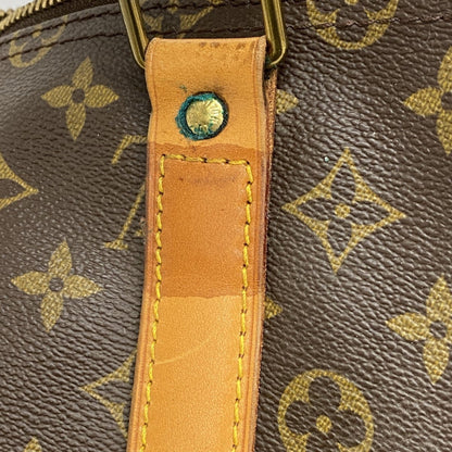 Louis Vuitton Monogram Keepall 55 Boston Bag M41424 Brown