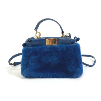 Fendi Crossbody Bag 2Way Bag Shoulder Bag Hand Bag Blue