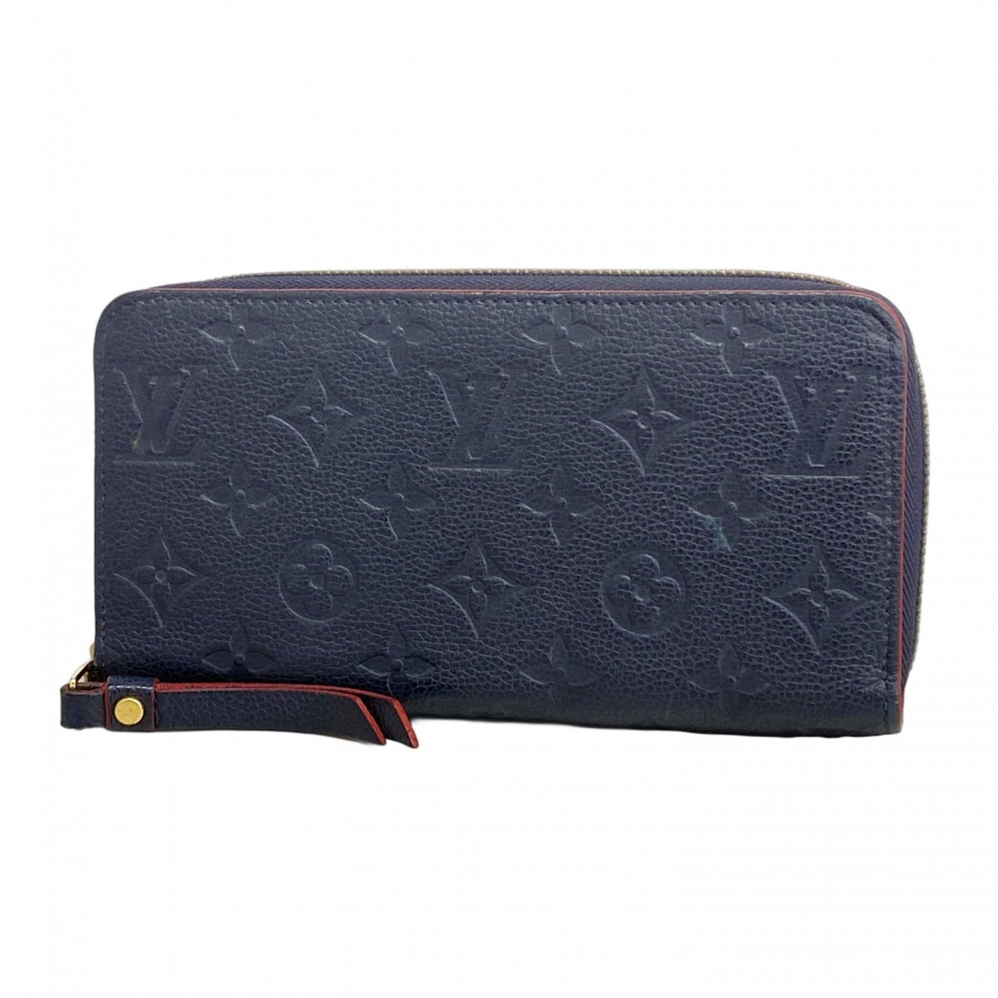 Louis Vuitton Monogram Empreinte Zippy Wallet M62121 Marine Rouge