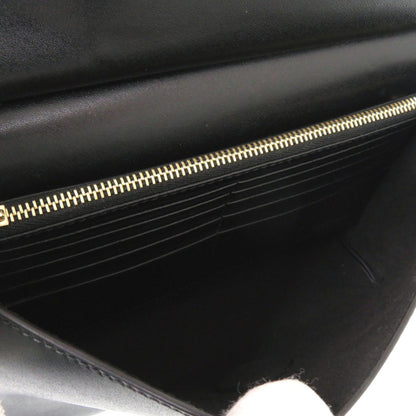 Salvatore Ferragamo Vara Ribbon Leather Black Shoulder Bag 0529