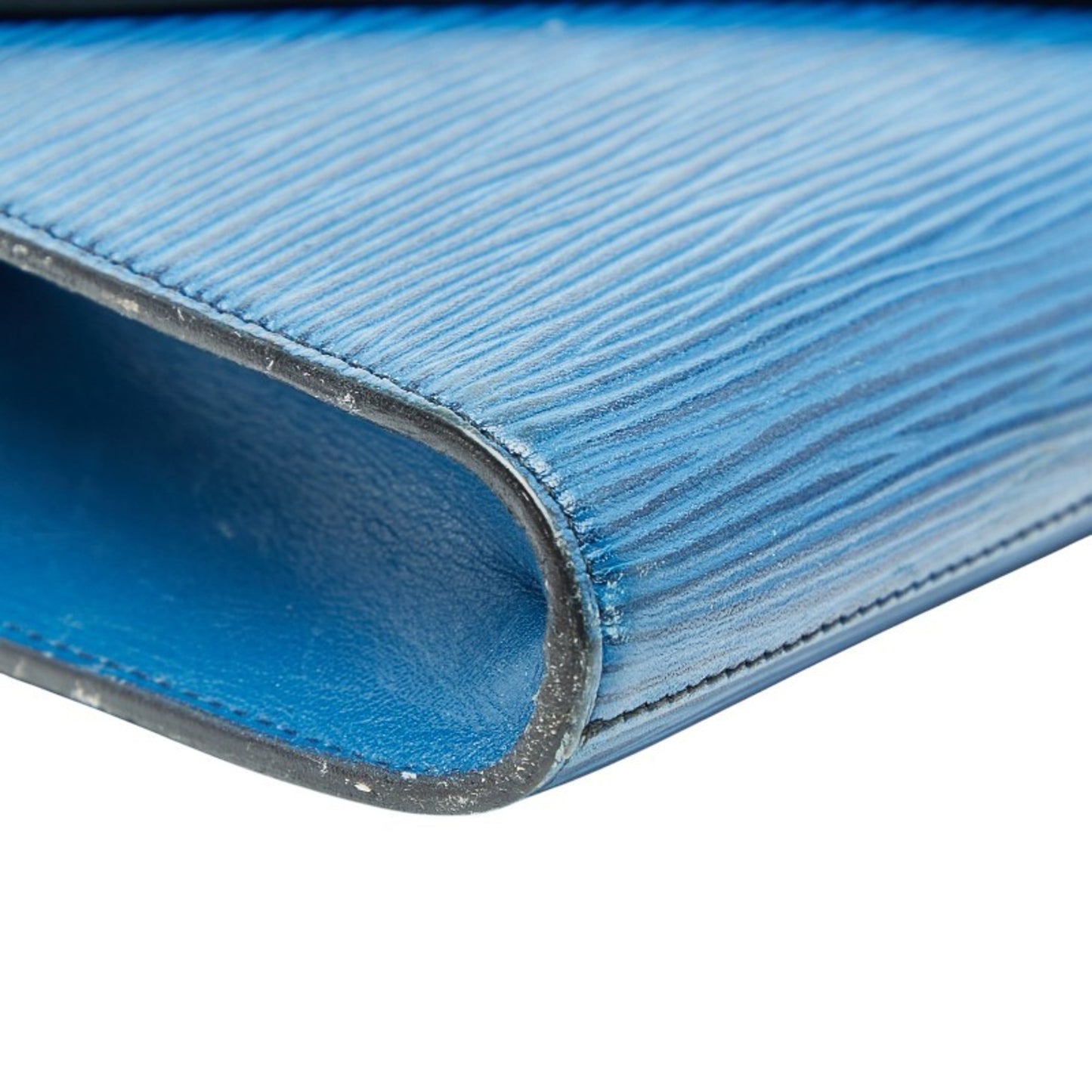 Louis Vuitton Epi Art Deco Clutch Bag M52635 Toledo Blue Leather